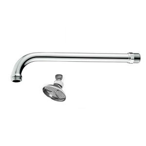 Bras de douche californien chromé 1/2 avec bandeau pour accessoires de bain - Product Image 3