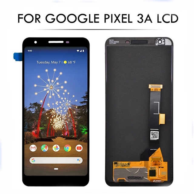 For pixel Google Pixel 3A Smartphone 5.6" In-cell Display 400cd+ Luminance 1 Year Warranty Made Guangdong Black Completely Fit