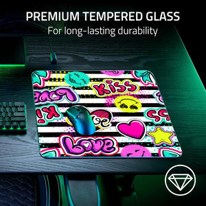 Tapis de souris en verre résistant à l'usure, à surface micro-gravée lisse et de haute qualité, très vendu - Product Image 2