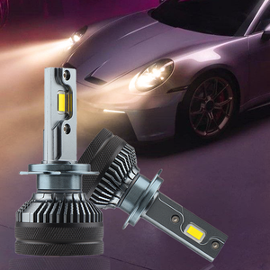 Fuente del fabricante 110W 18000LM Alta potencia 12V H4 H7 H11 9005 9006 3000K <span class=keywords><strong>Faros</strong></span> delanteros LED de luz amarilla - Product Image 1