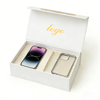 Boîte cadeau rigide magnétique avec logo personnalisé, emballage pour appareils électroniques, boîte en papier de luxe pour accessoires d'appareils intelligents