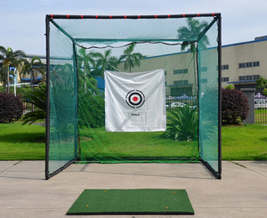 <span class=keywords><strong>Cage</strong></span> d'entraînement <span class=keywords><strong>de</strong></span> <span class=keywords><strong>golf</strong></span> 3m*3m en acier et PE, ambidextre, pour la <span class=keywords><strong>pratique</strong></span> du swing et du driving - Product Image 4