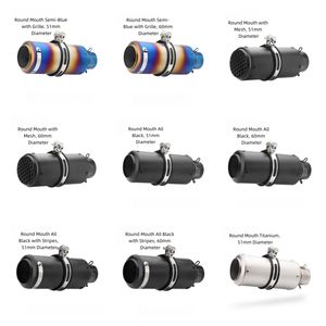 Cono de escape CNC, adecuado para la modificación de accesorios de tubos de escape Yamaha Horizon Kawasaki, tubos de escape de gran cilindrada - Product Image 3