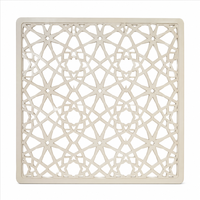 Panneaux de plafond décoratifs en aluminium artistique Alumtimes, plafond suspendu en métal pour restaurant, villa