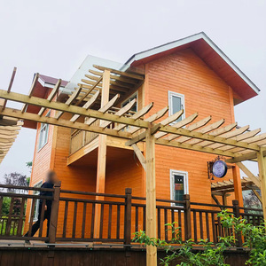 Hậu hiện đại Thiết kế hình chữ nhật nhà gỗ thân thiện với môi trường Bền gỗ Cấu trúc khung căn hộ nhỏ phòng khách sạn biệt thự gia đình - Product Image 3