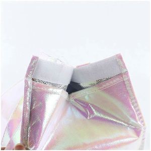 Bolsa Térmica Grande y Económica de Aluminio para Entrega de Alimentos, Bolsa Refrigerante Aislada de Tela No Tejida con Holograma - Product Image 6