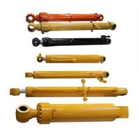 Vérin hydraulique à double effet robuste pour l'opération hydraulique des remorques industrielles, vérin robuste pour remorques industrielles