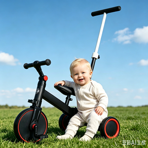 Triciclo 3 en <span class=keywords><strong>1</strong></span> para Niños, Color Blanco Perla, Seguro, Estable y Ajustable, Bicicleta, Scooter, Bicicleta de Equilibrio para Niños Pequeños - Product Image 2