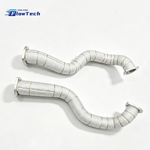 Tubo de Escape de Alto Flujo y Rendimiento para Porsche 718 Cayman GT4, Acero Inoxidable 304, Ajuste Directo con Protector Térmico - Product Image 6