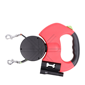 Venta caliente de lujo LED correa para mascotas multifuncional retráctil doble cuerda para perros accesorio doble para perros para cachorros y perros que caminan - Product Image 3