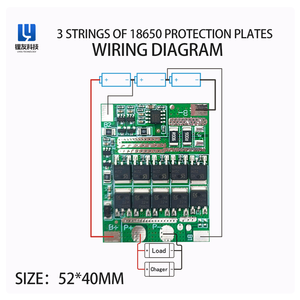 BMS 10A 15A 20A 25A 3S pcba Sản phẩm bán buôn từ nhà sản xuất, Pin LiFePO4 cho các sản phẩm điện tử - Product Image 4
