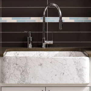 Lavabo de Cocina Rectangular Moderno Personalizado de Mármol y Piedra Profunda para Habitación - Product Image 1