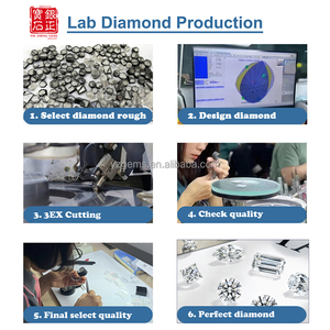 Kim cương nhân tạo mài giác giọt lệ, chứng nhận IGI, mọc trong phòng thí nghiệm, CVD, 1CT/1.5CT, màu D, độ tinh khiết VS, bán sỉ, dùng làm đồ trang sức - Product Image 4