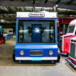 Remorque de vente mobile électrique ZOWN pour aliments surgelés, chariot de stockage frigorifique commercial en acier inoxydable, double évier, pour crème glacée et bâtonnets glacés - Product Image 1