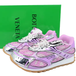 Sneakers alla Moda Unisex 2025, Nuove Scarpe di Design di Alta Qualità con Lacci Luminosi e Punta Morbida Stile <span class=keywords><strong>Bottega</strong></span> Veneta - Product Image 1
