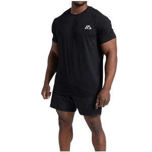 Camisetas Deportivas Extra Grandes para Hombre, Personalizables OEM, con Estampado Serigrafiado, Diseño Sólido, Dobladillo Curvo, Hechas en China - Product Image 1