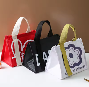 Sacs à lunch isothermes en polyester imperméable personnalisés en gros, sacs de livraison de repas tendance, sacs isothermes pour pique-nique - Product Image 3