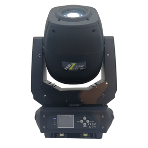 <span class=keywords><strong>Lyre</strong></span> DMX à tête mobile 3-en-1 LED 230W Beam Spot Wash avec <span class=keywords><strong>double</strong></span> prisme pour mariages, scènes, fêtes, concerts en extérieur et spectacles - Product Image 3
