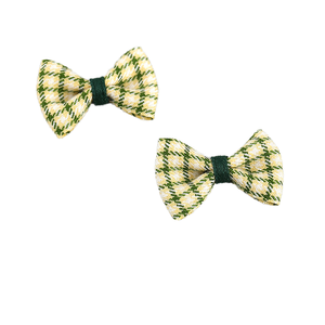 Handmade <strong>Adorable</strong> Sweet Style <strong>Hair</strong> Pins Plaid Bow Cute Decorations for Children's <strong>Hair</strong> Made Premium Grosgrain Polyester Ribbon - Product Image 4