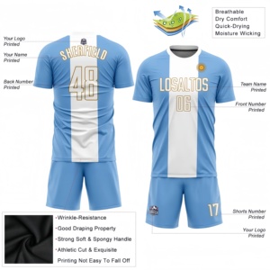 Seragam Sepak Bola Desain Baru dengan Logo Kustom untuk Dewasa, Perlengkapan Olahraga, Seragam Tim dengan Cetak Nama dan Nomor untuk Klub dan Turnamen - Product Image 2