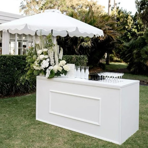 Muebles de Bar de Acrílico y <span class=keywords><strong>PVC</strong></span> Blanco Más Vendidos, <span class=keywords><strong>Mesa</strong></span> de Bar para Bodas, Banquetes, Recepciones, Fiestas y Eventos - Product Image 2