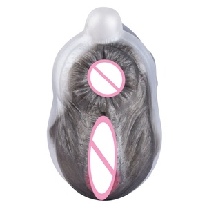 Masturbador Masculino de Silicona Súper Suave y Realista con Forma de Vaca Lechera, Estimulador de Fantasía 2 en 1, Portátil - Product Image 3