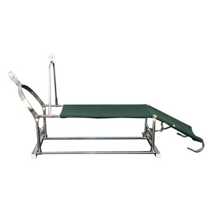 Lit de traction Brown's Frame avec pieds en acier inoxydable, réglage manuel, pour massage santé, fitness et remodelage corporel - Product Image 1
