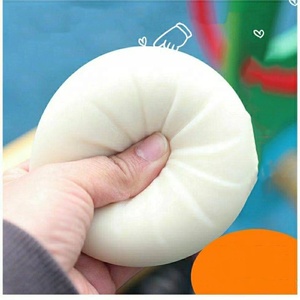 Steam Bun Squishy Dumpling Stress Relief Fidget Toys Steamed Bun Stress <b>Ball</b> Decompression <b>Squeeze</b> Toys - Product Image 2