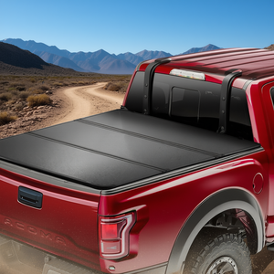 Cubierta de lona plegable de 5 pies para Toyota Tacoma, de aleación de aluminio suave, con cerradura para la puerta trasera, ajuste personalizado para modelos 2016-2023 - Product Image 2