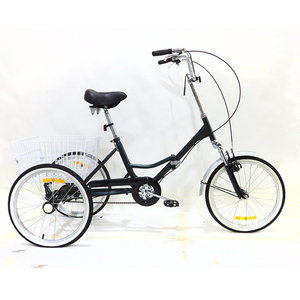 Tricycle adulte pliable 26 "24" 20 " avec panier de courses, tricycle de ville pour personnes âgées - Product Image 1