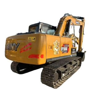 Excavadora SANY SY155C Usada de Alta Calidad, 15.5 Toneladas, Modelo 2022, Motor Isuzu con Certificación CE y EPA, Bomba, Rodamientos y Engranajes, Precio Bajo, Envío Inmediato - Product Image 1