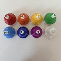 Professional Durable Educational 8 Tones Color Music Toy Desk Hand Bells for Kids Early Childhood