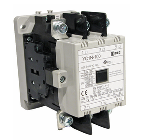 Contactores IDEC YC Serie YC1N 105A-300A, clasificación AC-3, bobina de CA 50/60Hz, cumple con IEC, UL, c-UL, RoHS, CE, contactos de aleación de plata. - Product Image 1