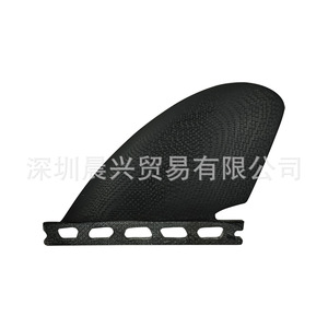 Ensemble de ailerons de planche de surf UPSURF Black RM Single Tab Tail Rudder, accessoire pour paddleboard - Product Image 4