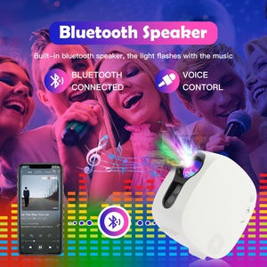 Wifi Smart Star proiettore Led Laser galaxy proiettore musica luce notturna <span class=keywords><strong>cielo</strong></span> stellato <span class=keywords><strong>luna</strong></span> Wireless decorazione decorazione lampada da tavolo - Product Image 4