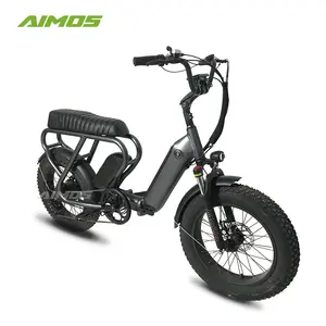 AIMOS New Model Aluminum Alloy Frame 7 Speed Snow Beach Fat Tyre Ebike 250 Watt Fat Tire Bike Electric Bicycle