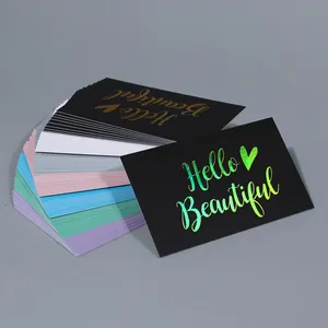 Красивая цветная картонная подарочная коробка Hello, 350 г, Подарочный пакет, индивидуальная визитная карточка