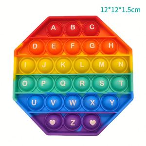 Jouet éducatif Rainbow Pop Toy, 12 x 12, silicone, multiplication, jouet sensoriel pour enfants - Product Image 5