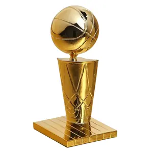 Trofeo del campionato di basket alto 6 pollici 15cm con logo della squadra