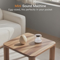 HiFiD Portable Sound Machine White Noise Machine avec 7 veilleuse Fonction de verrouillage pour enfant Baby Night Sleeping Toy