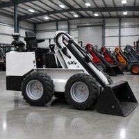 Livraison Gratuite Mini Chargeuse Compacte 4x4 1.1T avec Moteur Kubota Yanmar - Certifiée CE EPA, Attache Rapide, Direct Usine