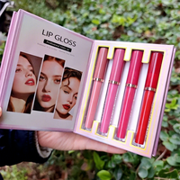 Nouveau coffret cadeau de maquillage multifonctionnel : fards à paupières, poudre nacrée métallisée brillante et rouge à lèvres