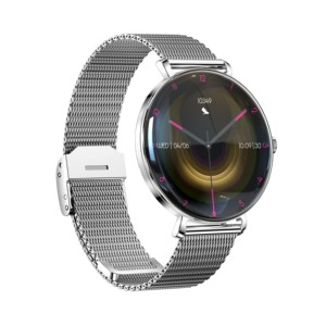 Thời Trang Mới Relojes Intelligentes Amoled Bt Gọi Tin Nhắn Thông Báo Smartwatch HR Ngủ Tập Thể Dục Tracker Kết Nối Đồng Hồ - Product Image 4