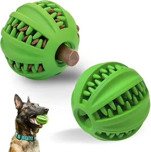 Pet Wholesale Manufacturer Interactive Rolling Ball Dog Toy Slow Feeder Chewable Pet Dog Toy Treat Dispenser Toy