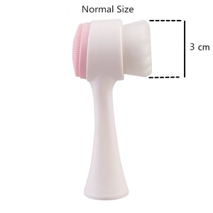 Cepillo de Lavado Facial Manual de Silicona, Suave, de Doble Cara, para Masaje Facial - Product Image 5