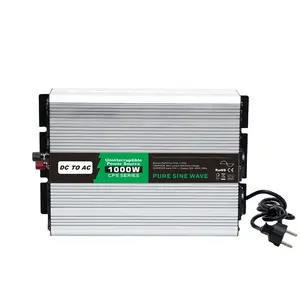 Carspa inversor de energia, 12v 24v 1000w, inversor com carregador ac para bateria de chumbo-ácido lifepo4