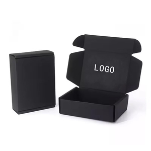 Eco-friendly Custom Printed Black Corrugated Shipping Paper <strong>Boxes</strong> Express Mailer Children Clothing Packaging Gift Box - Product Image 4