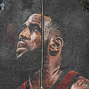 Gratis Mock-up pengiriman cepat ritsleting foto kustom permadani pria ukuran Plus jaket Sweater Jacquard tenun - Product Image 4