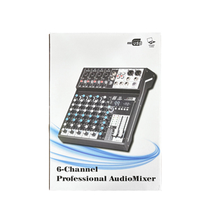 Mezclador de <span class=keywords><strong>Audio</strong></span> GAX-SN6 Recordio Profesional de 6 Canales para Espectáculos, Conferencias, Portátil, con Alimentación Phantom, USB, Bluetooth, Reverberación y DSP - Product Image 4