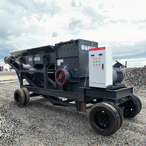 Trạm nghiền di động trên xe tải, máy nghiền búa nặng, dây chuyền sản xuất đá, thiết bị nghiền di động trên bánh xe, nhà sản xuất Trung Quốc - Product Image 3